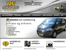 Tablet Screenshot of hn-rengoring.dk